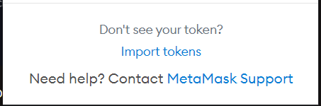 metamask import tokens