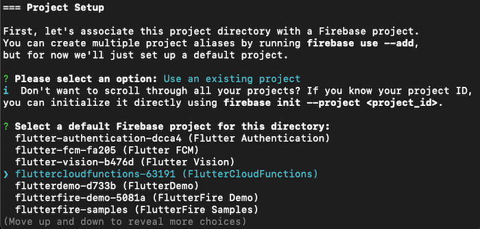 Project Setup in Firebase