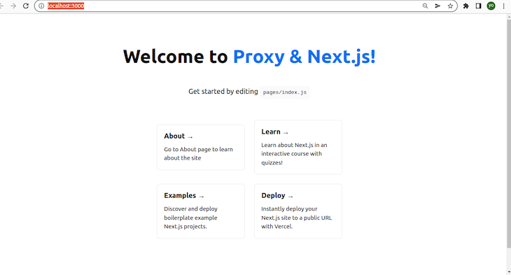 Proxy And Nextjs Screenshot Example