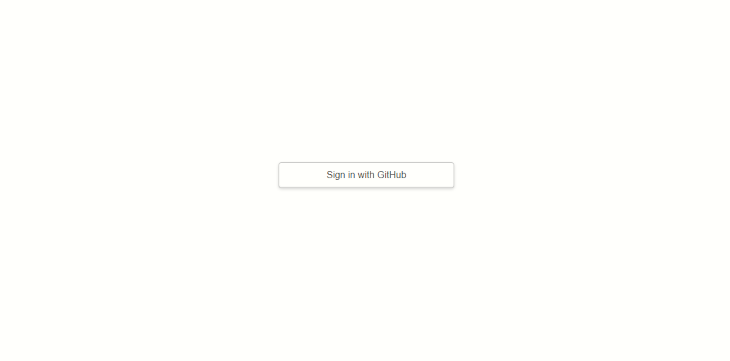 Signing Up With GitHub