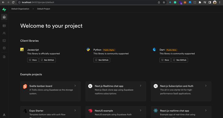Working with Supabase Studio - LogRocket Blog