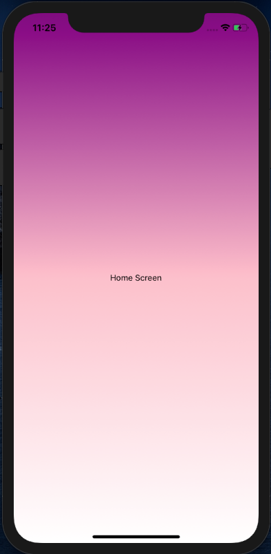 Horizontal Purple Gradient Background Home Screen
