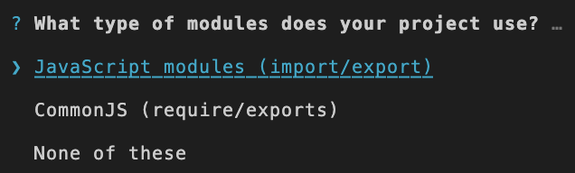 Specifying Modules