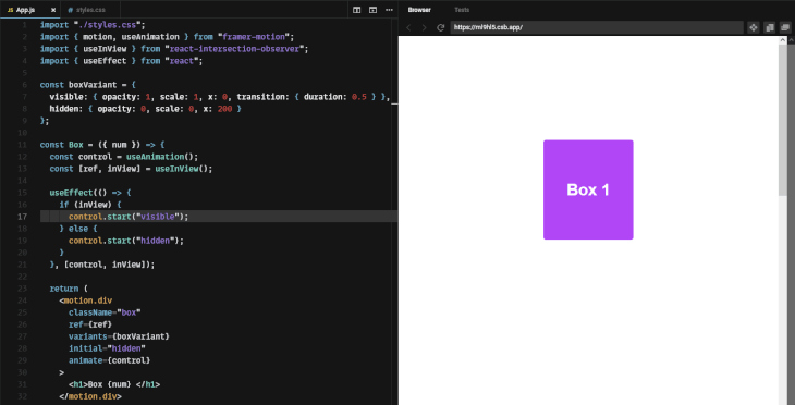 React scroll animations with Framer Motion - LogRocket Blog