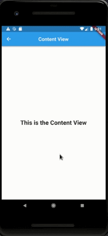 Sample App Content View