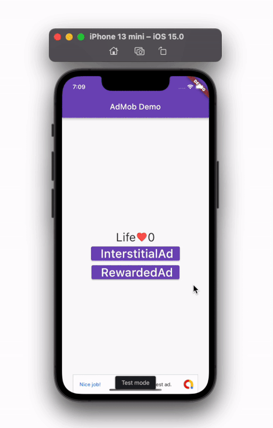 Flutter Ads Final Example