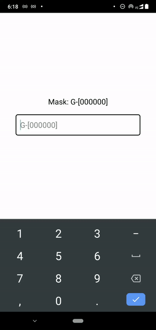 The Google-Style OTP Mask On An Android Device