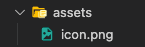 Icon Under Assets