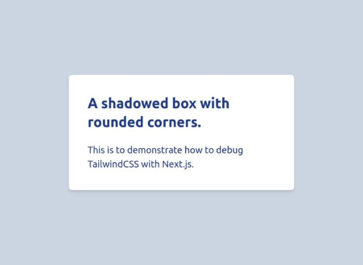 Next.js App With Correct Tailwind CSS Styles Applied