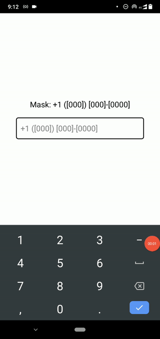 The Phone Number Mask On An Android Device