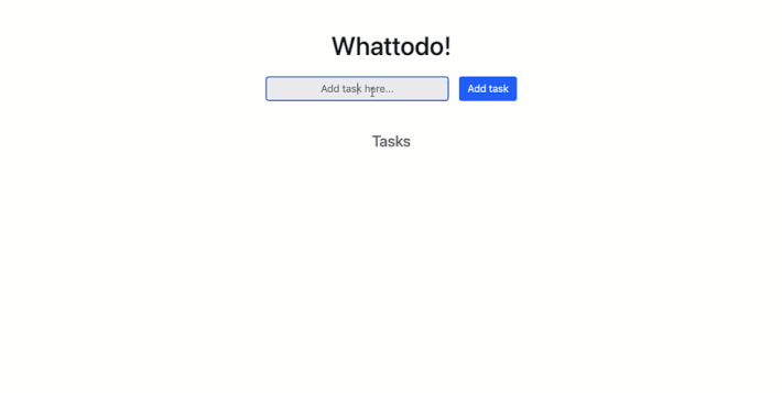 Task tracker app is still working