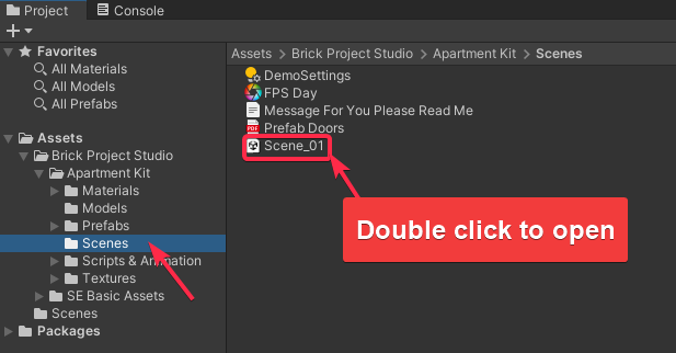 Double Click Scene