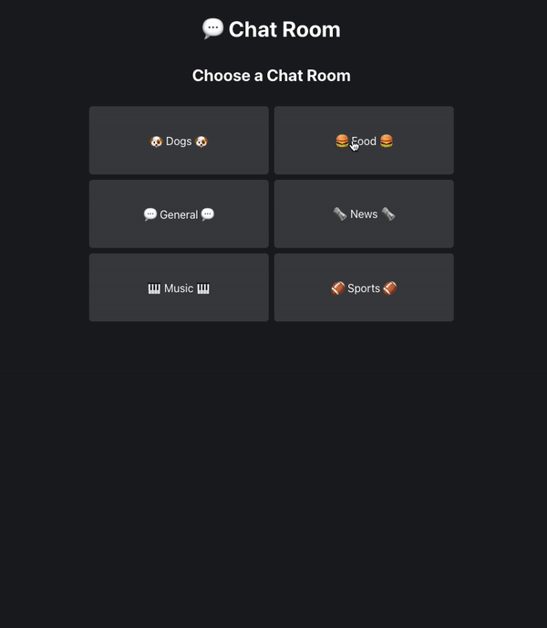 Final Chat Room App Example
