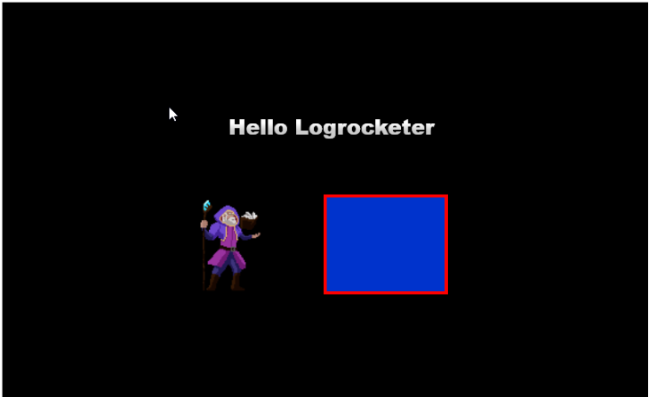 Hello Logrocketer Text