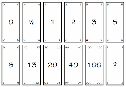 Card Deck Used In Planning Poker