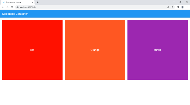 Building selectable containers in Flutter - LogRocket Blog