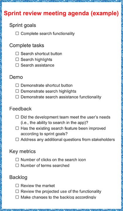 Top Sprint Review Meeting Agenda Template [Updated Version] • ZipDo