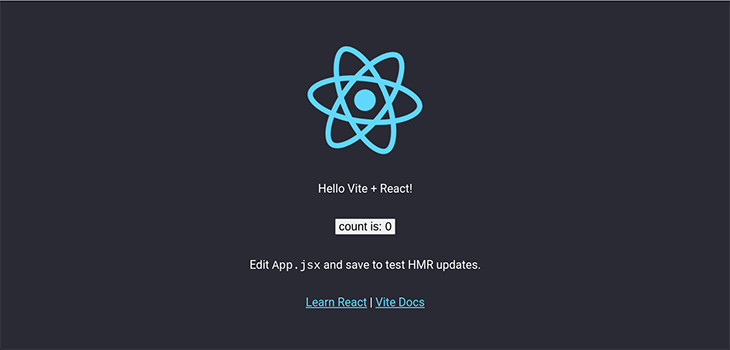 Vite With React Result Screen