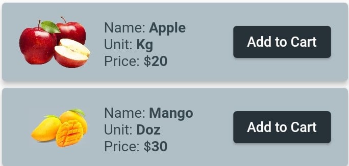 Apples and Mango