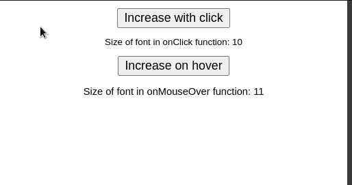 Increase With Click