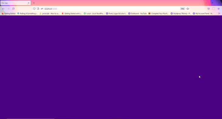 Purple Screen