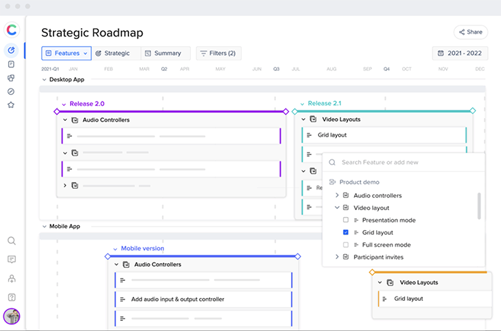 Craft.io Roadmap