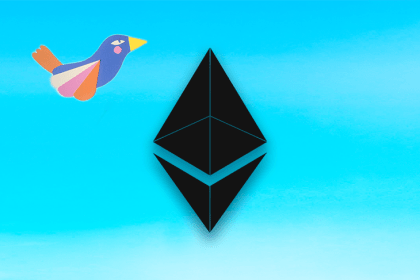 Ethereum Logo With a Bird