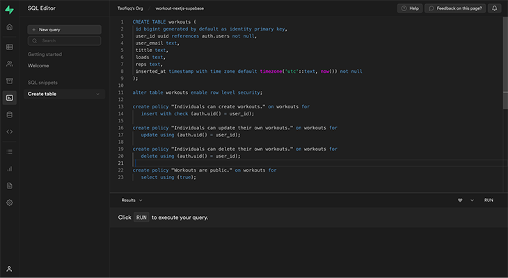 Build a full-stack app with Next.js and Supabase - LogRocket Blog