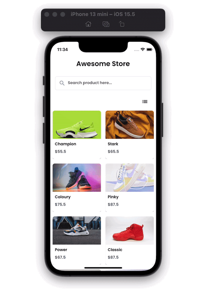 Final Example Ecommerce App