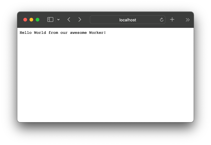 Hello World From Awesome Worker