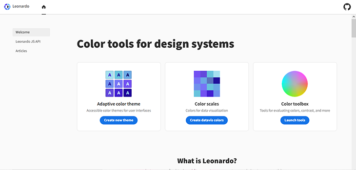 Leonardo Home Page
