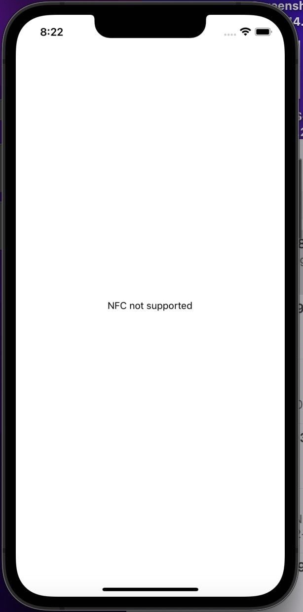 Project Simulator NFC Disabled
