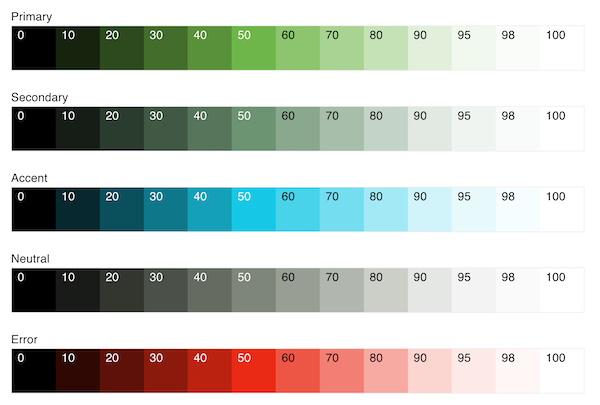 Simpler Colors Harmony Palettes