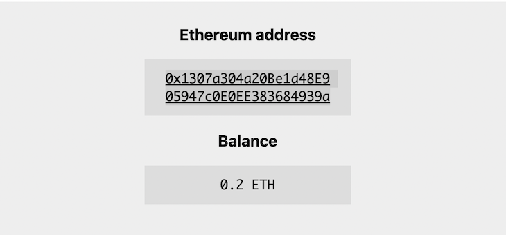 Updated Ethereum Balance