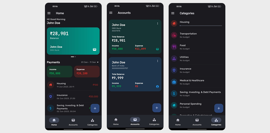 FinTracker: A fully-functional expense tracker app