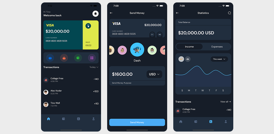 Mobile Banking Template