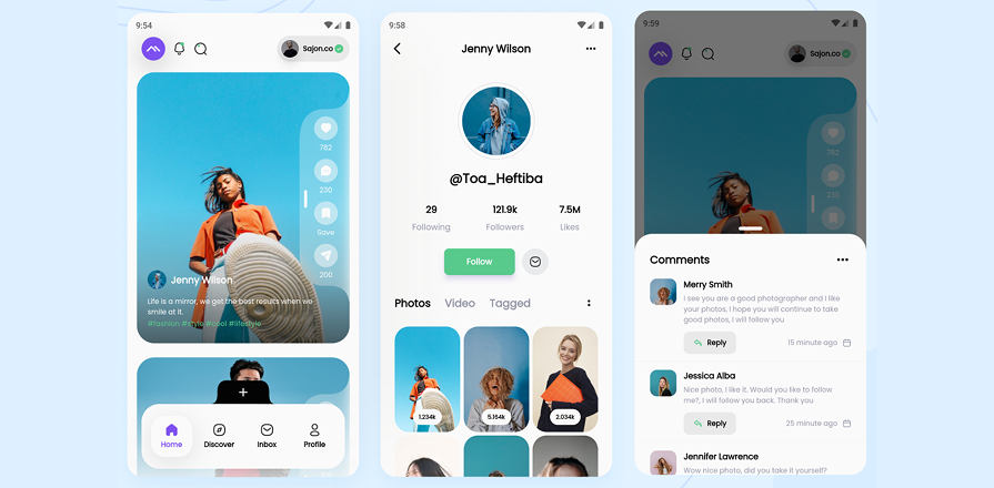 Social Media App Template