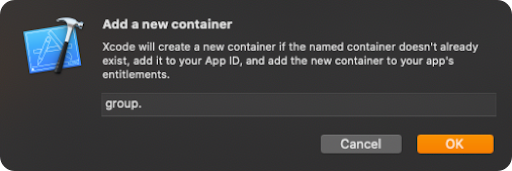 Add a new container for badge component
