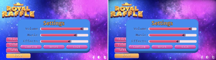 Before and After Royal Raffle Example