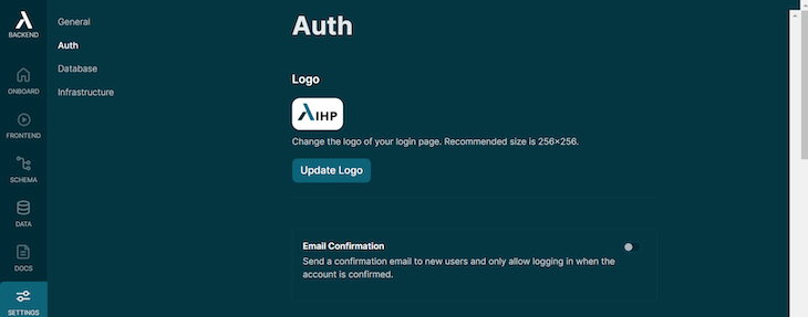 Editing User Login In Thin Backend