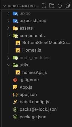 Folder Structure Screenshot
