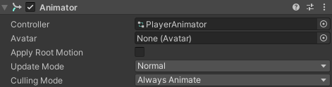 Player Animator Controller