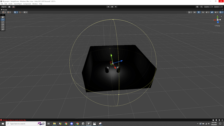 point light not working unity