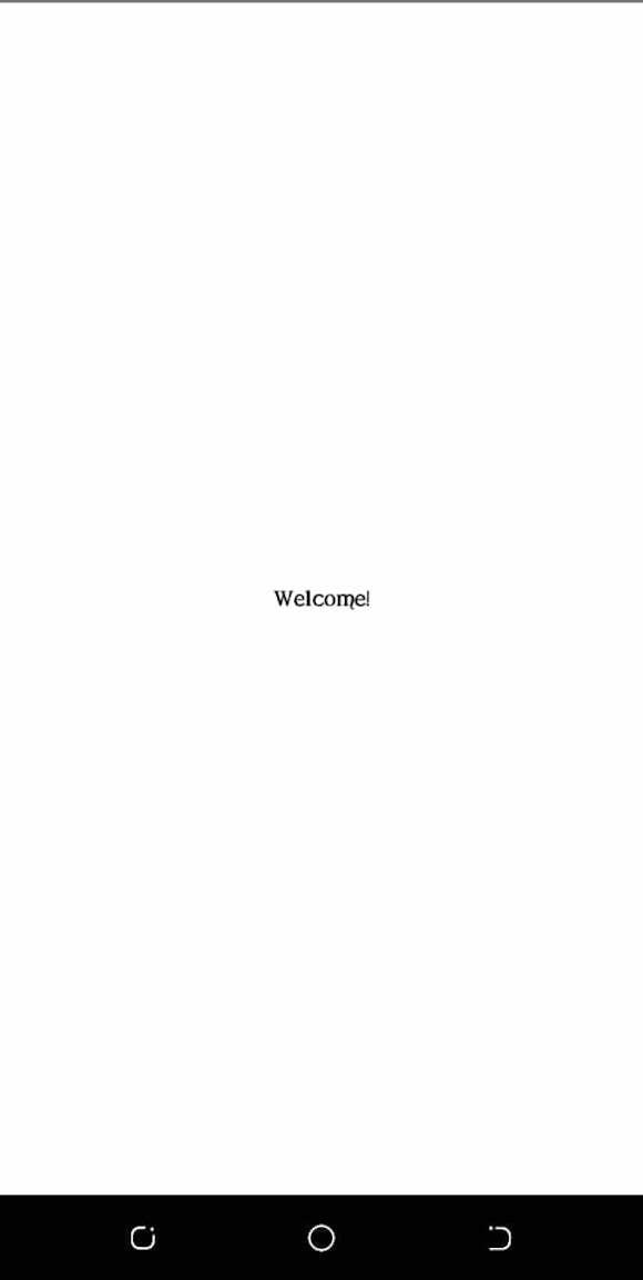 React Native New App Welcome Screen