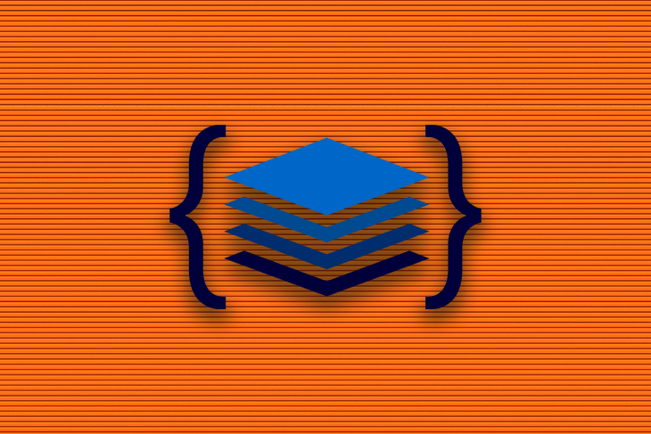 TypeScript Logo Over Orange Background