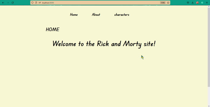 Rick and Morty Site