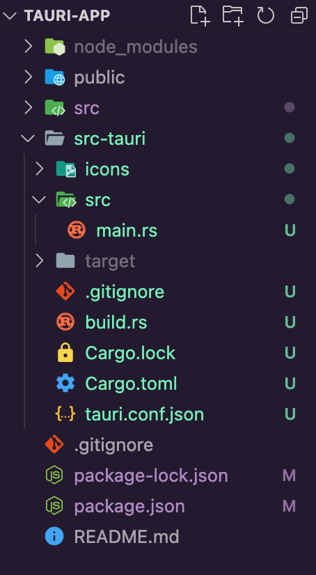 Tauri App File Structure