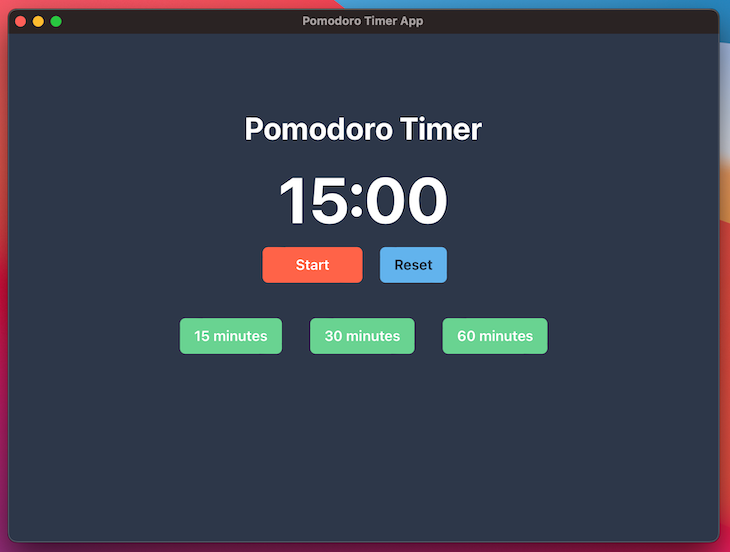 Building a pomodoro timer with Tauri using React and Vite LogRocket Blog