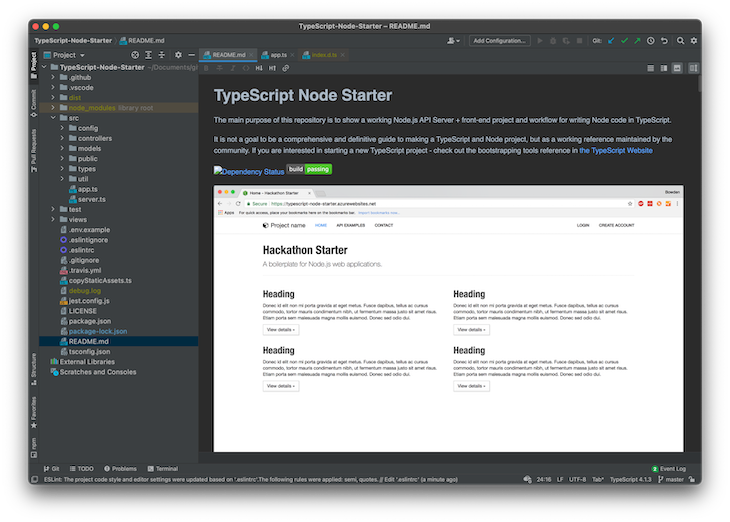 WebStorm IDE Project