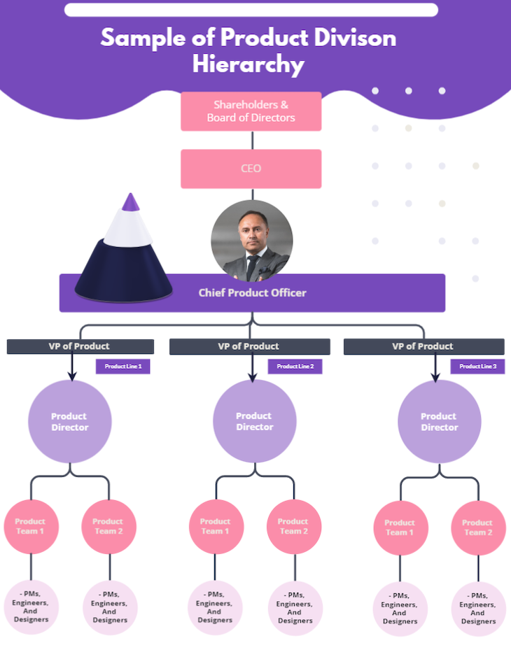 Graphic Showing The Product Division Hierarchy